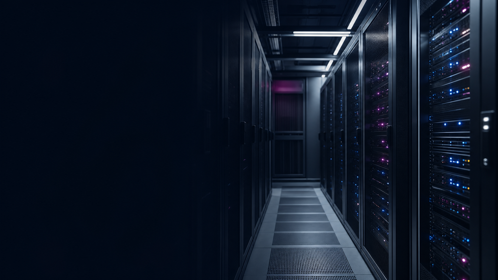 Secure server room representing a private LayMatched VPS