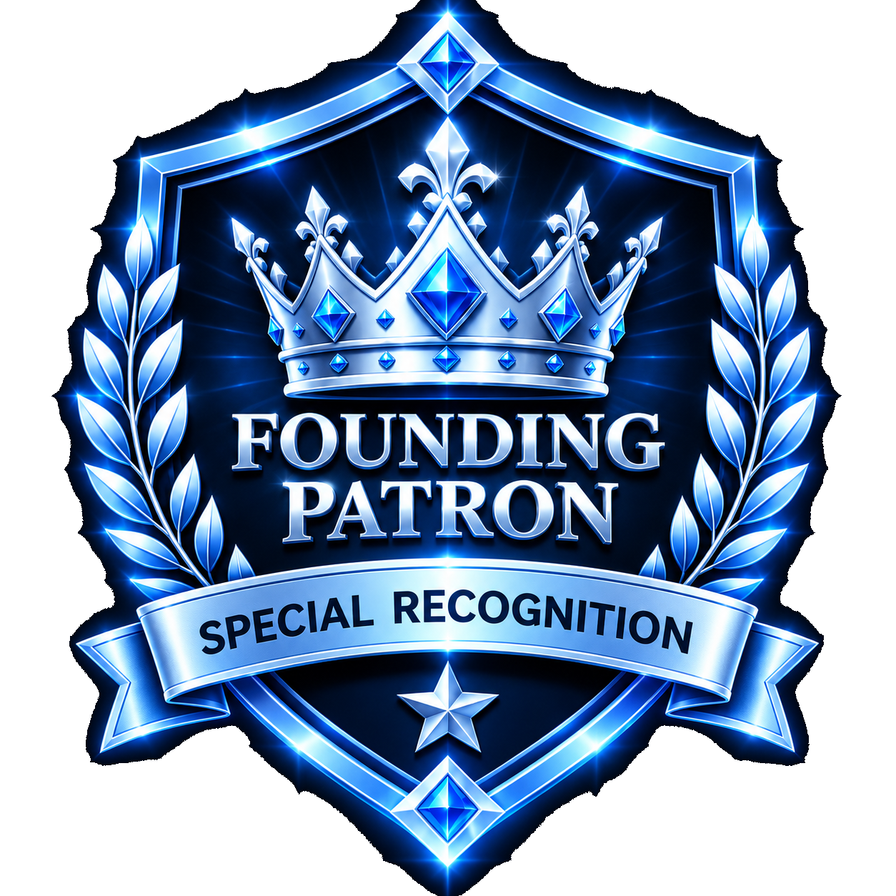 Founding Patron special recognition badge